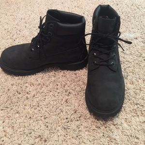 Black Timberland boots