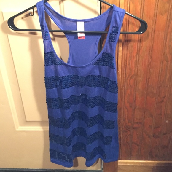 Sequin tank top