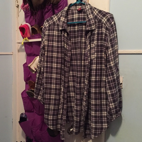 H&M plaid shirt size 10 woman