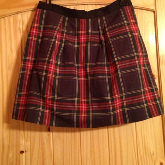 J Crew Plaid Skirt