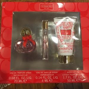 COACH poppy perfume set