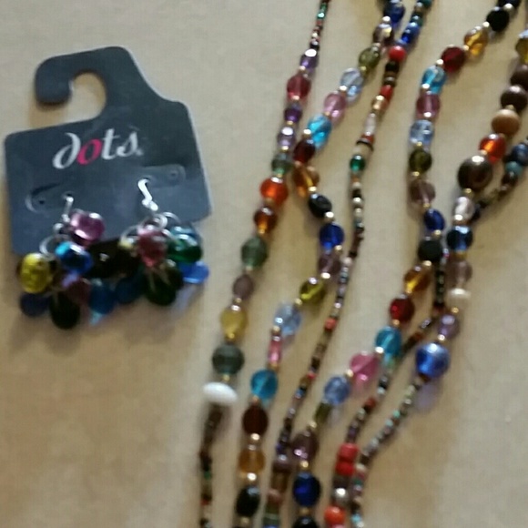 Necklace and earrings