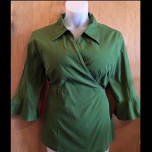Ashley Stewart wrap blouse 1X+