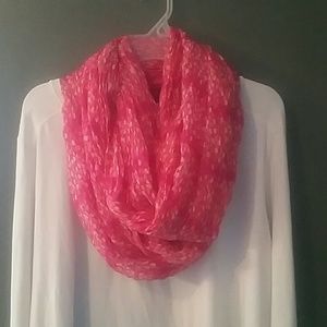 Pink Infinity Scarf