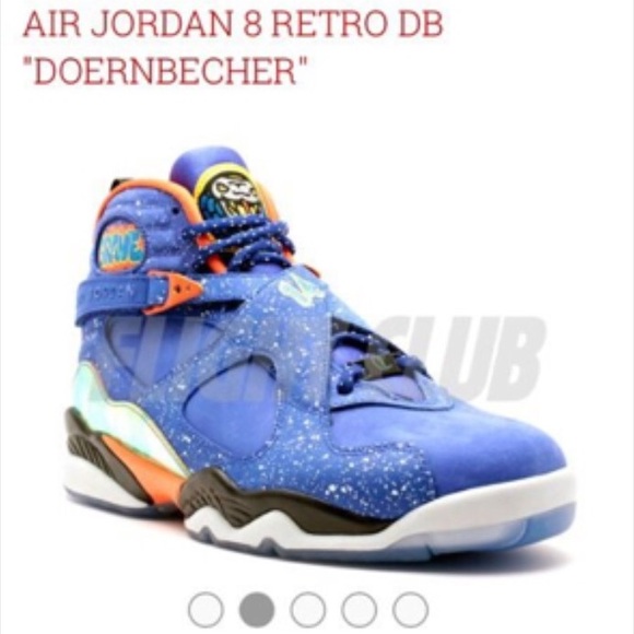 Air Jordan Doernbecher 8's - Picture 2 of 2