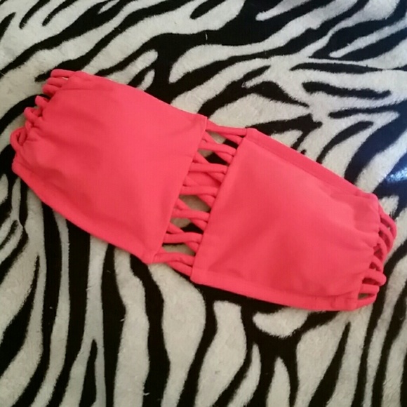 Coral Bandeau Bikini