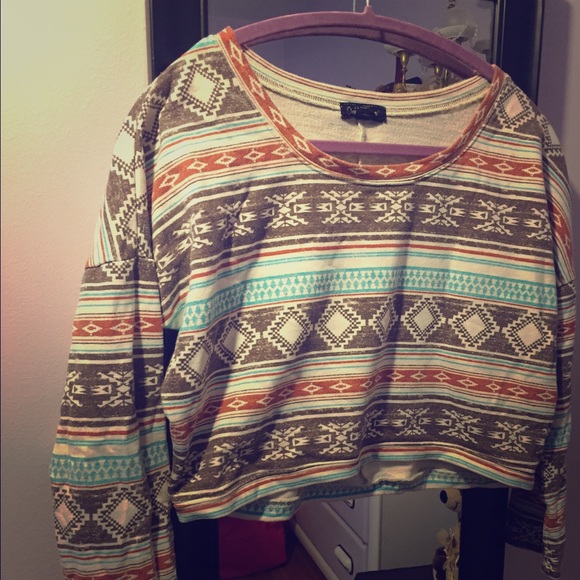Aztec crop top!