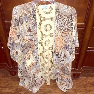 Sheer cardigan
