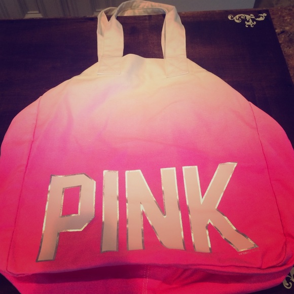 Victoria's Secret PINK Ombré Tote Bag NWOT