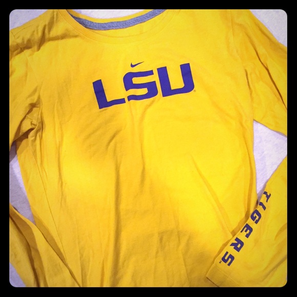 Nike LSU long sleeve fitted shirt medium