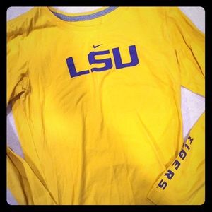 Nike LSU long sleeve fitted shirt medium