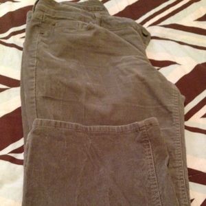 Jcrew corduroys size 12 gray