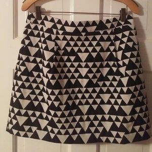 Geo print skirt