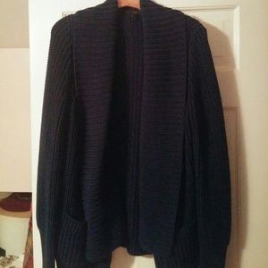 JCrew open shawl collar cardi