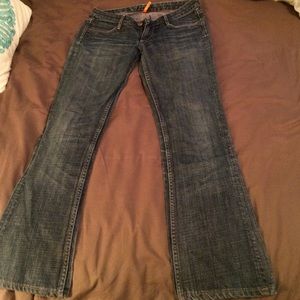 Earnest Sewn boot cut medium wash jeans