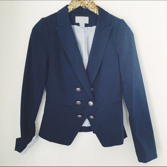 H&M Navy Blazer - 6