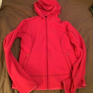 Nike zip hooded fleece