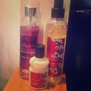 Bath and Body Works "Japanese Cherry Blossom" Set