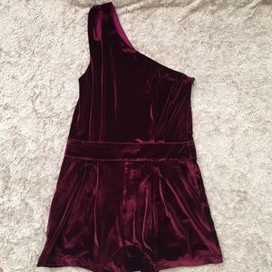 Lucca Couture Soft Sting Velvet Romper