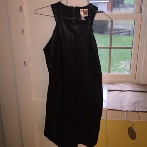 Brand new fake leather dress