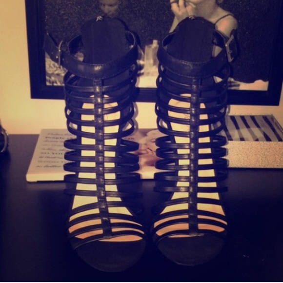 Caged in heels