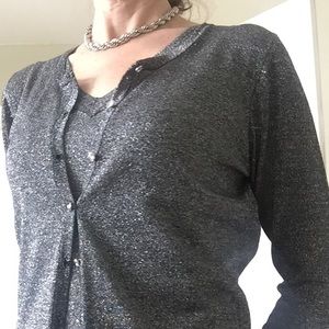 Sweaterworks metallic sweater set for holidays