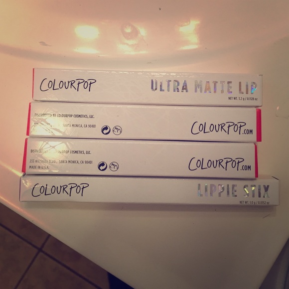 Colour Pop Matte Liquid lipstick and lippies