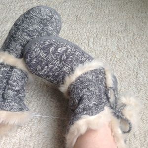 New Dark Gray Booties!  Great Gift!