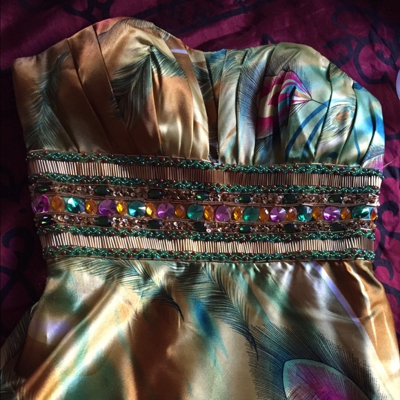 Peacock dress