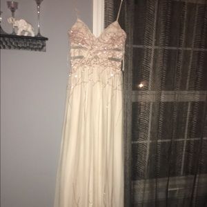 Sparkly Champagne Gown