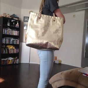 Michael Kors Gold Tote