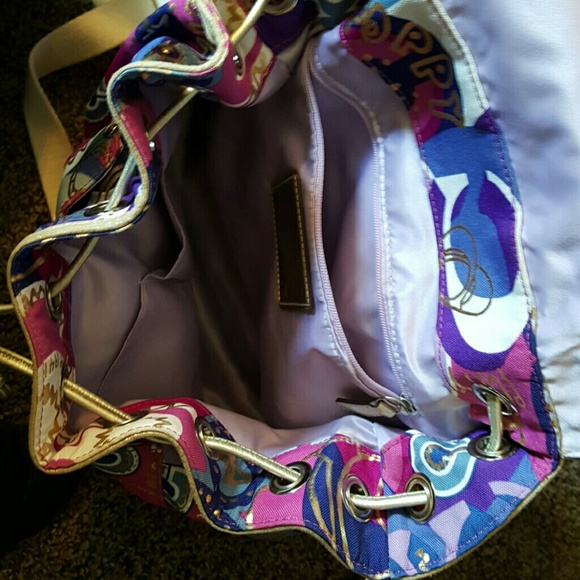 Really cute coach backpack.