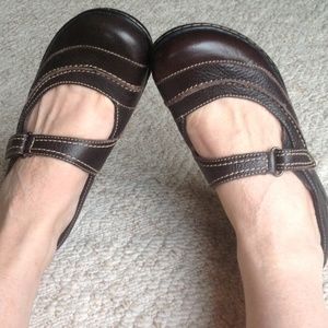 New Dark Brown Leather Mary Janes!