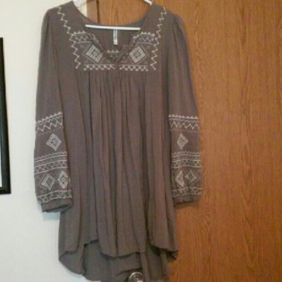 Boho Chic Long Sleeve Dress