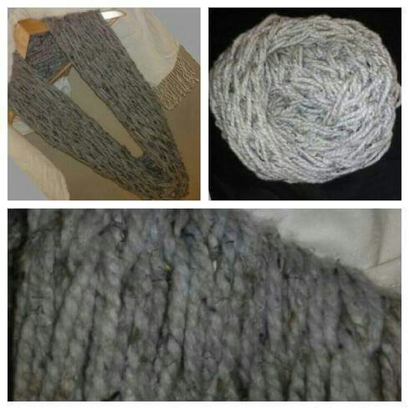 Hand Knitted infinity Scarf