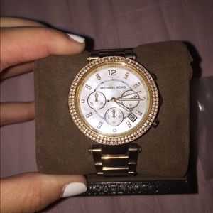 Parker rose gold-tone Michael Kors watch