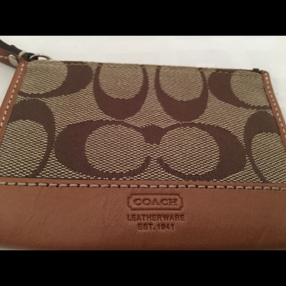 Coach change purse.