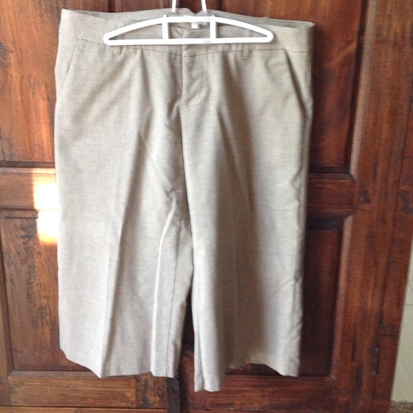 Anthropologie Cropped mid-calf slacks.