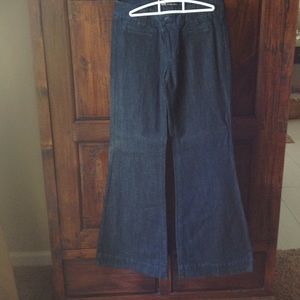 Dark Denim Trouser Jeans, Size 4