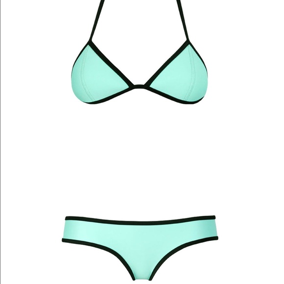 NWT CHLOE MINT TRIANGL BIKINI! NEVER WORN