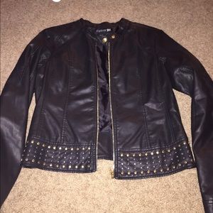 Leather jacket