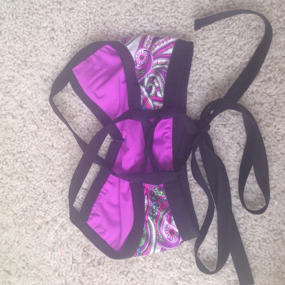 details dance wear patterned crop top/sports bra - Picture 3 of 4