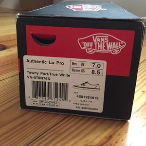 Burgundy vans
