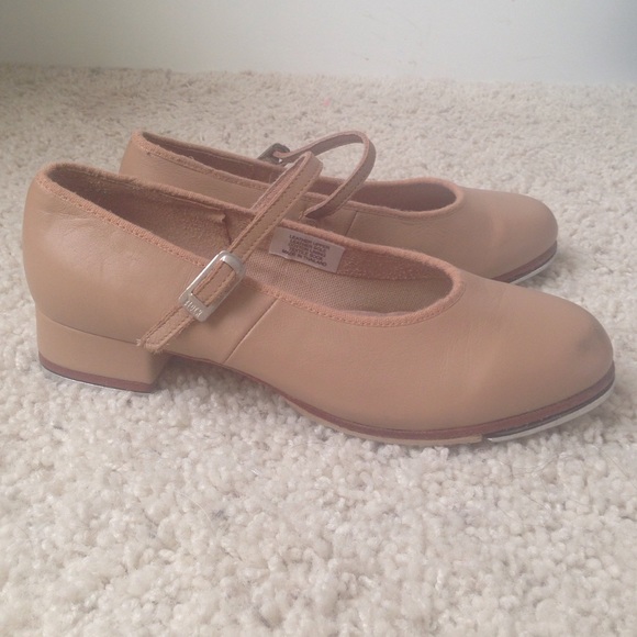 nude tap shoes