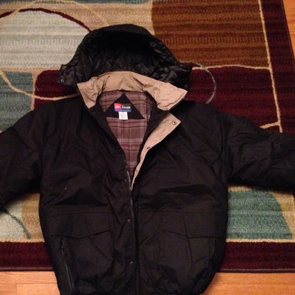 New Mens Black Heavyweight Winter Jacket
