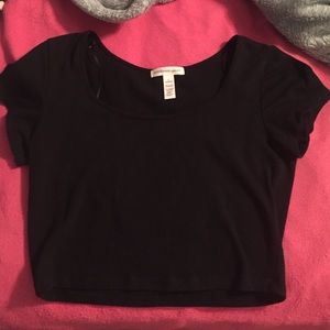 Black Crop Top