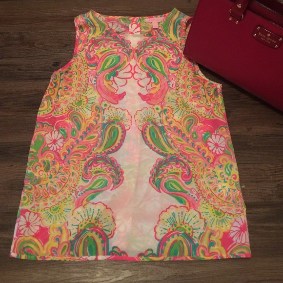 🎉SALE🎉🎉Iona shell hottie pink lilly top - Picture 3 of 4