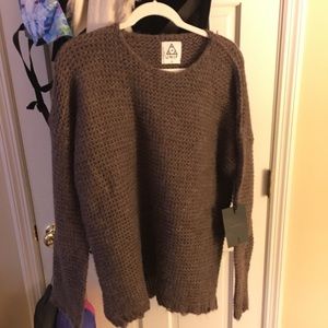 UNIF BROWN OVERSIZED SWEATER