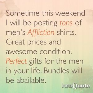 MENS AFFLCITION APPAREL