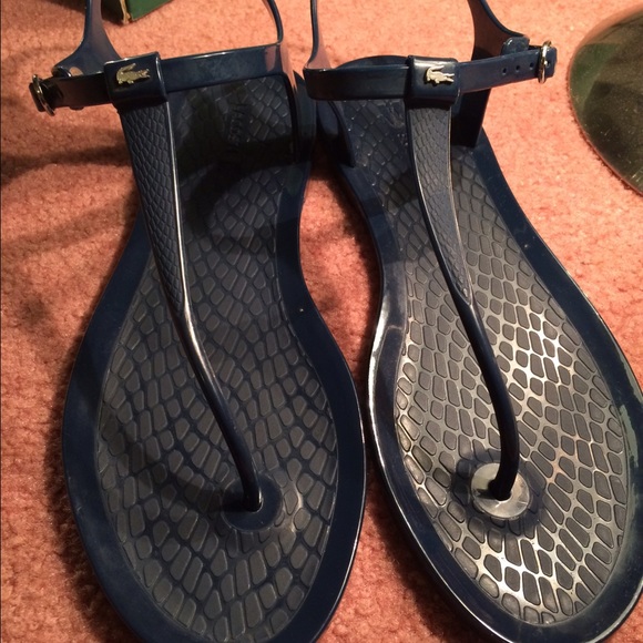 Lacoste Hameline Navy sandals!
